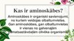 Presentations 'Aminoskābes un olbaltumvielas', 2.
