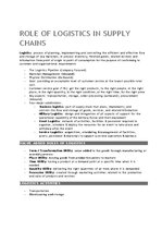 Summaries, Notes 'Supply Chain Management', 6.