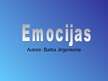 Presentations 'Emocijas', 1.
