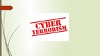 Presentations 'Cybercrime and cyber terorrism', 6.