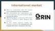 Presentations 'Mode of Entering International Market: “GRIN” case study', 5.