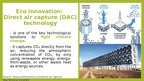 Presentations 'Eco innovation: Direct air capture (DAC) technology', 1.
