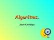Presentations 'Algoritms', 1.