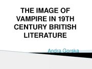 Term Papers 'The Image of Vampire in 19th Century British Literature', 93.