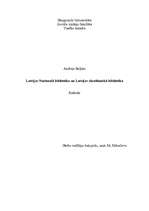 Research Papers 'Latvijas Nacionalā bibliotēka un Latvijas Akadēmiskā bibliotēka', 1.