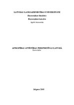 Research Papers 'Aitkopības attīstības perspektīvas Latvijā', 1.