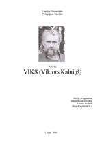 Research Papers 'Viktors Kalniņš', 1.