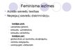 Presentations 'Feminisms', 4.