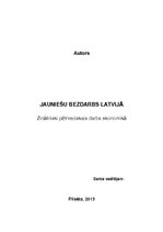 Research Papers 'Jauniešu bezdarbs Latvijā', 1.