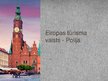 Presentations 'Eiropas tūrisma valsts - Polija', 1.