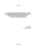 Research Papers 'Projekta "Atbalsts uzņēmējdarbībai, izveidojot Kovšu ezera parka darbībai nepiec', 1.