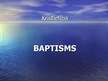 Presentations 'Kristietība - baptisms', 1.