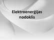 Presentations 'Elektroenerģijas nodoklis', 1.