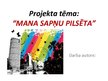 Presentations 'Projekts "Mana sapņu pilsēta"', 1.