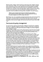 Essays 'The Future of Quality Management', 3.