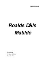 Summaries, Notes 'Roalds Dāls "Matilde"', 1.