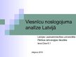Presentations 'Viesnīcu noslogojuma analīze Latvijā', 1.