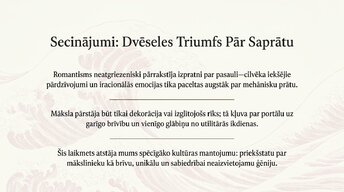 Presentations 'Romantisms', 20.