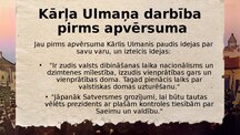 Presentations 'Kārļa Ulmaņa autoritārais režīms', 9.