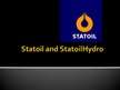 Presentations 'Statoil and StatoilHydro', 1.