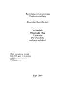 Research Papers 'Aristotelis "Nikomaha ētika". 9.grāmatas "Par draudzību" analīze un secinājumi', 1.