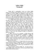 Essays 'Anšlavs Eglītis "Pansija pilī"', 1.