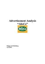 Research Papers 'Advertisement Analysis “AlisCo”', 1.