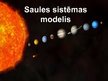 Presentations 'Saules sistēmas modelis', 1.