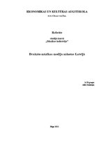 Essays 'Drukāto mūzikas mediju nākotne Latvijā', 1.