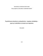 Research Papers 'Topošā biznesa inkubatora mērķauditoriju izpēte pēc sadarbības un konkurences as', 1.