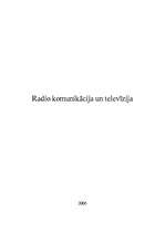 Research Papers 'Radio komunikācija un televīzija', 1.