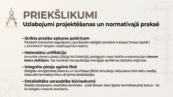 Presentations 'Ēkas enerģētiskā bilance: aprēķina un interpretācijas principi Latvijā', 9.