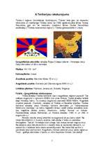 Summaries, Notes 'Tibeta - vieta starp debesīm un zemi', 5.
