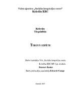 Research Papers 'Tirgus izpēte', 1.
