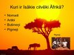 Presentations 'Tests "Āfrika"', 10.