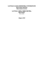 Research Papers 'Latvijas ārējā tirdzniecība, eksports', 1.