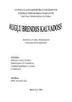Research Papers 'Augļu brendijs Kalvados', 1.