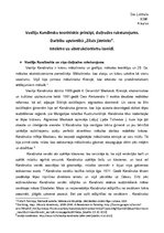 Research Papers 'Vasilija Kandinska teorētiskie principi, daiļrades raksturojums', 1.