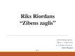 Presentations 'Riks RIordans "Zibens zaglis"', 1.