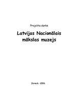 Research Papers 'Latvijas Nacionālais mākslas muzejs', 2.