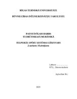 Summaries, Notes 'Patstāvīgais darbs teorētiskajā mehānikā', 1.