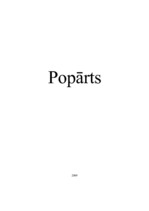 Research Papers 'Popārts', 1.