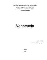 Research Papers 'Venecuēla', 1.