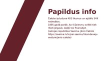 Presentations 'Čakste', 6.