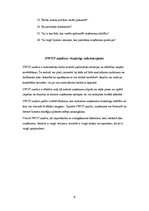 Research Papers 'SWOT analīze, tās būtība un lietošanas iespējas', 6.