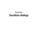 Summaries, Notes 'Sociālais dialogs', 1.