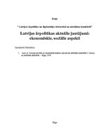 Essays 'Latvijas ārpolitikas aktuālie jautājumi: ekonomiskie, sociālie aspekti', 1.