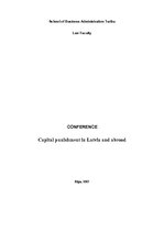 Summaries, Notes 'Capital Punishment in Latvia and Abroad', 1.