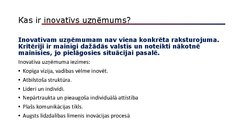 Presentations '10 svarīgas atziņas par inovāciju un inovācijas vadību', 10.