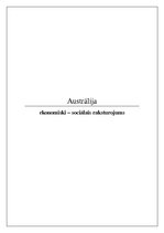 Research Papers 'Austrālijas ekonomiski - sociālais raksturojums', 1.